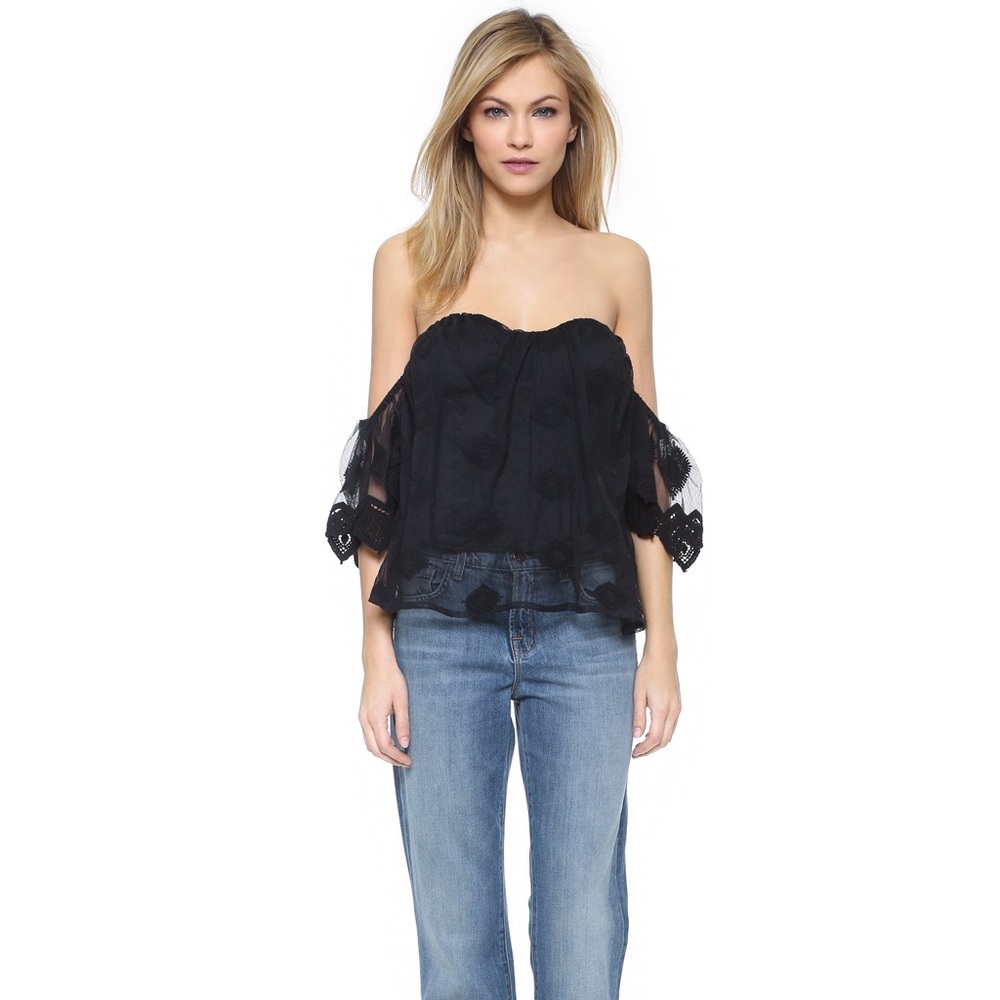 Jean Michel Off Shoulder Top